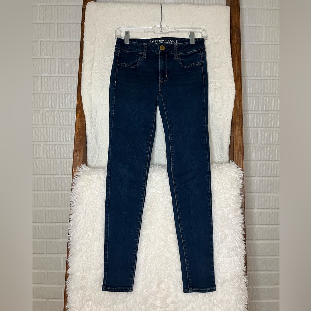 American Eagle Outfitters Women's 2 Navy Skinny Jeggings